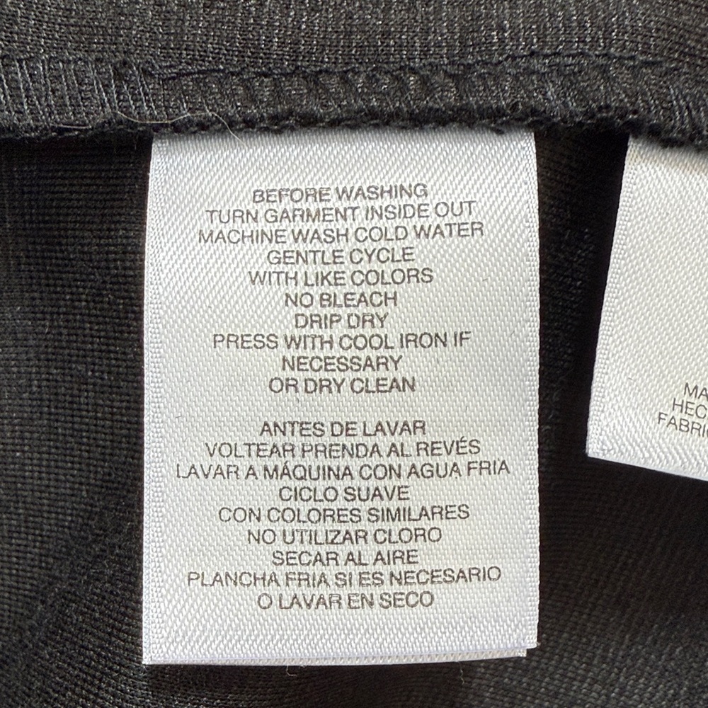Anne Klein Black Patterned Bomber Jacket - Picture 15 of 15